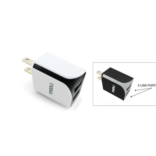 10 Watt 2.1 Amp Dual USB Car Charger White