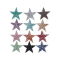 3PCS Colorful 6cm Width Stars Rhinestones Clothes