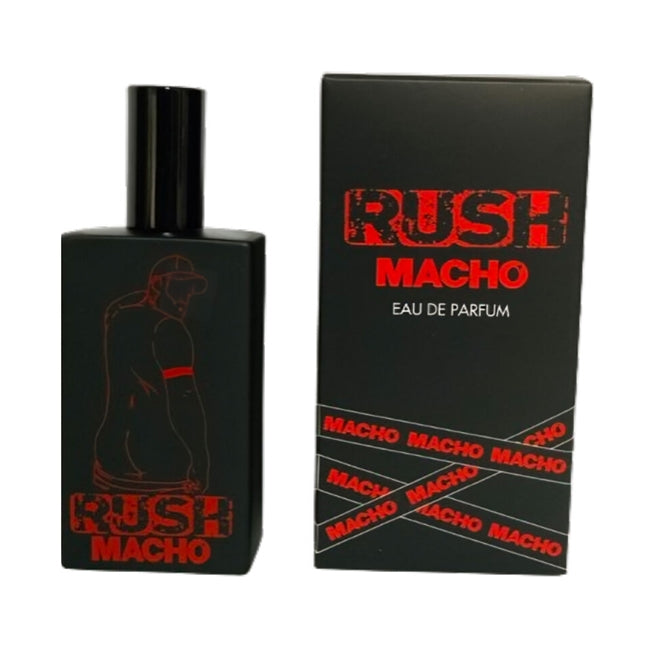 Apă de parfum MACHO RUSH, pentru bărbați, cu note de lămâie, salvie și ambră neagră, 30 ml