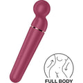 Aparat de masaj Satisfyer - Wand, pentru corp si zonele intime, 10 functii de vibratie, mov