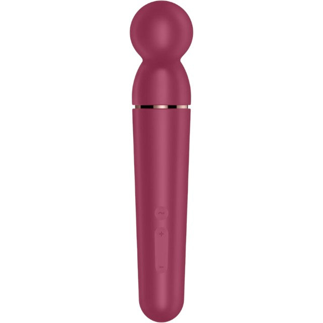 Aparat de masaj Satisfyer - Wand, pentru corp si zonele intime, 10 functii de vibratie, mov