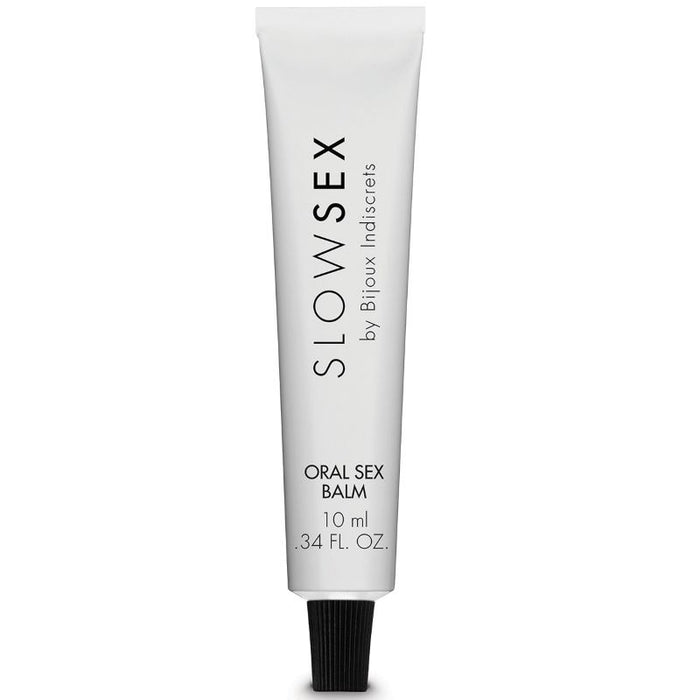 Balsam pentru sex oral Slow Sex by Bijoux Indiscrets, cu efect de racorire, hidratare si calmare, 10 ml
