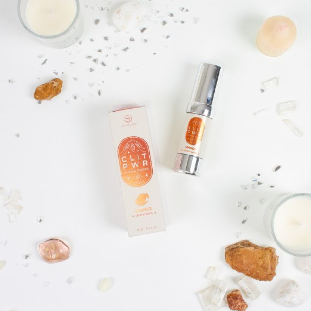 Balsam Secret Play CLIT PWR - MANGO, pentru stimularea clitorisului si orgasmului feminin, 15ml