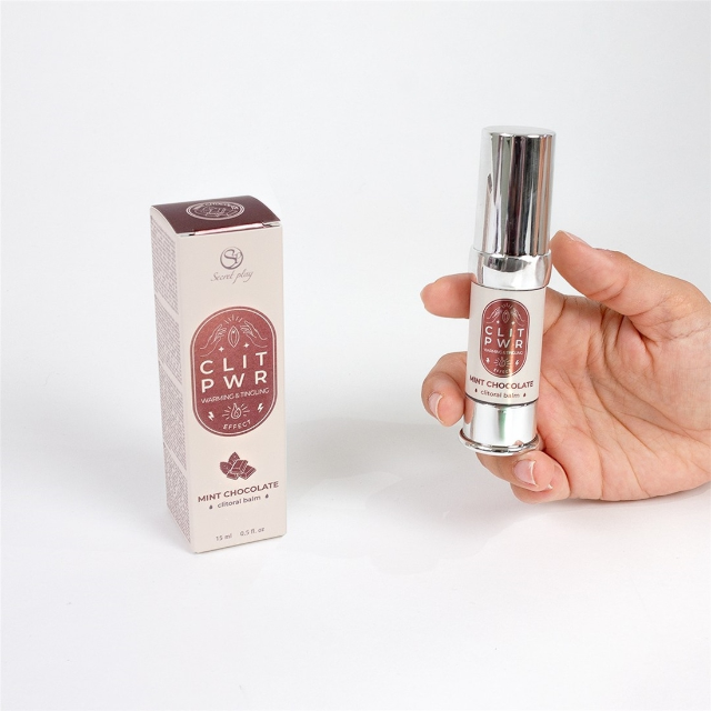 Balsam Secret Play CLIT PWR - MINT CHOCOLATE, pentru stimularea clitorisului si orgasmului feminin, 15ml