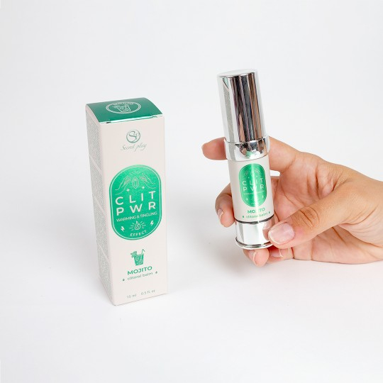 Balsam Secret Play CLIT PWR - MOJITO, pentru stimularea clitorisului si orgasmului feminin, 15ml