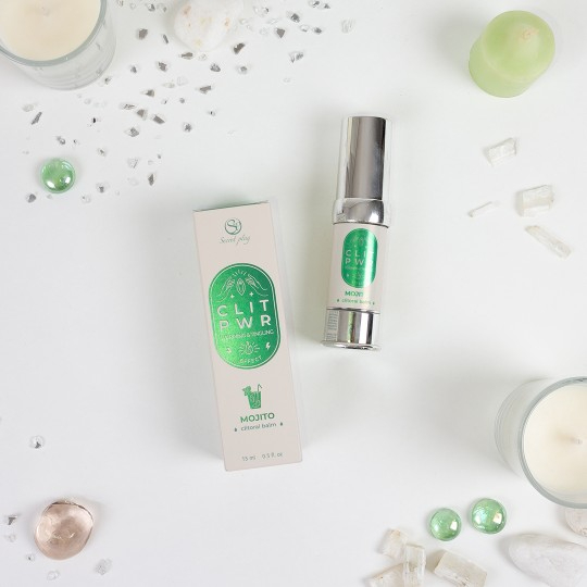 Balsam Secret Play CLIT PWR - MOJITO, pentru stimularea clitorisului si orgasmului feminin, 15ml