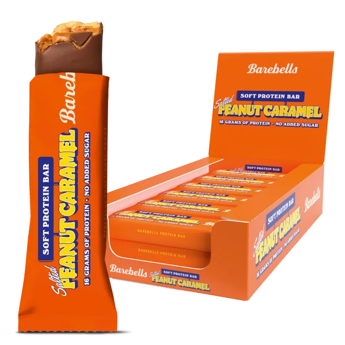 Barebells Salted Peanut Caramel Soft Protein Bar 12 x 55g