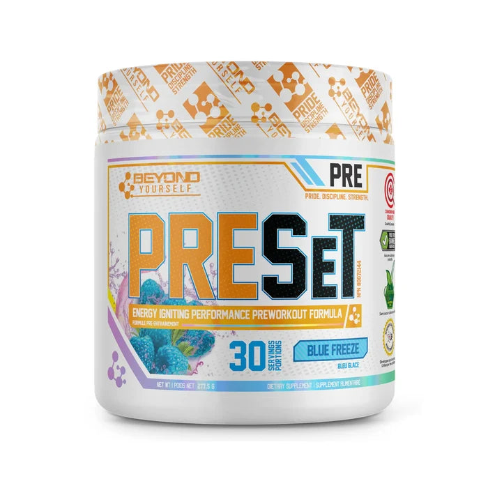 Beyond Yourself PreSET Pre Workout 277.5g - Out of Date