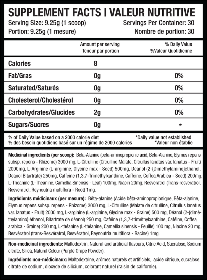 Beyond Yourself PreSET Pre Workout 277.5g - Out of Date