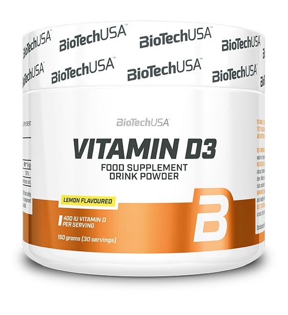 BioTechUSA Vitamin D3 Lemon 150g