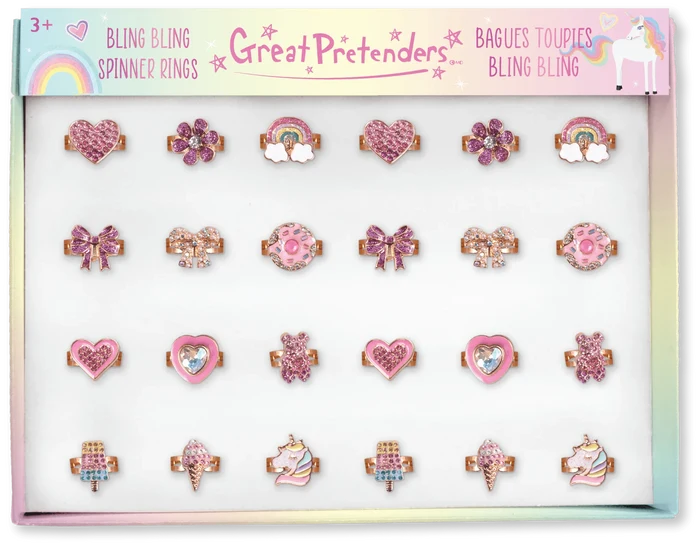 Bling Bling Spinner Rings
