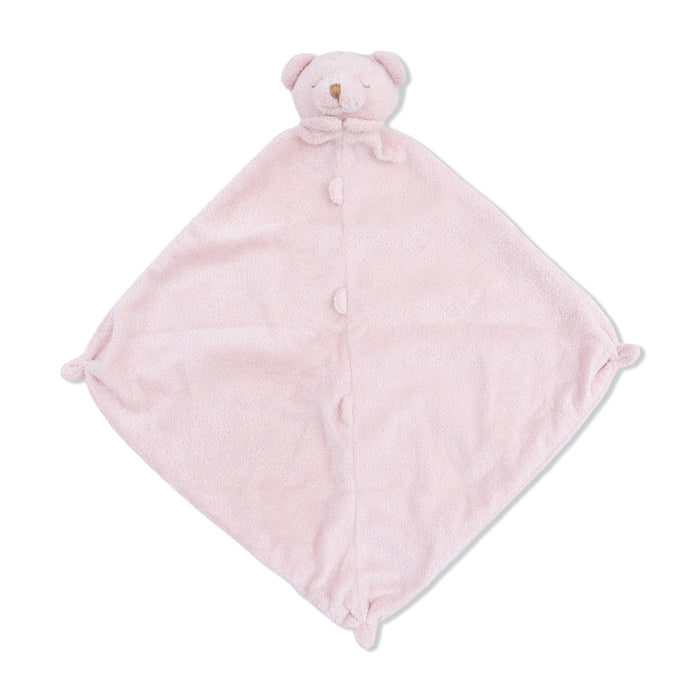 A perfect little security blankie and tagalong for your child. The delicious cashmere-like material is perfect for babies and toddlers to snuggle. Each blankie features a sweet animal head that's easy to grip. It will bring smiles and comfort to your little napper and will likely become a favorite animal friend to take along on many adventures.

Soft and snuggly
100% Polyester microfiber
Machine washable
Measures 13"x13"