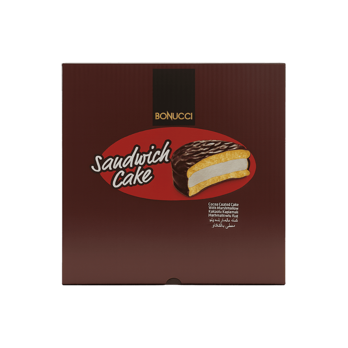 Bonucci Chocolate Marshmallow Sandwich Cake 24 x 23g