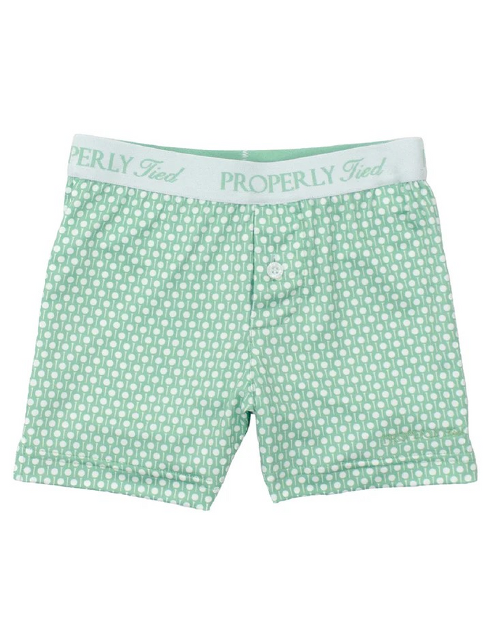 The Inlet Boxer is made with the same lightweight, moisture-wicking fabric as our Inlet Polos. Designed for breathability and flexibility, this boxer offers a lightweight fit you’ll forget you’re wearing. Finished with a Properly Tied logo-lined waistband and offered in a variety of Inlet patterns.