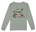 Boys Longsleeve Trout Trio Tee