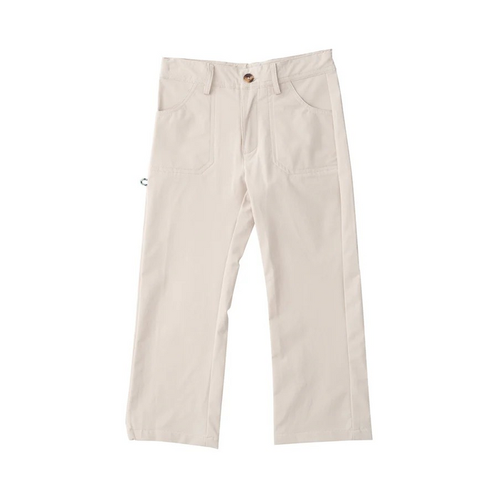 Outfit your little explorer in these Boys Original Angler Pant- Non Cargo—the ultimate pants for casting lines, climbing trees, and everything in between. Crafted from lightweight, sun-safe fabric with functional details like utility pockets and belt loops, these pants deliver all-day comfort and durability built for wild-hearted boys. Active boys can take these from outdoors to special event with the addition of a button up or polo!&nbsp;