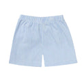 These Boy's Seersucker Stripe Leo Shorts from Zuccini Kids combine classic style with comfort. The soft blue and white seersucker stripes create a timeless summer look that's perfect for any occasion. Lightweight and breathable, these shorts will keep your little one cool during warm weather activities. Complete the outfit by pairing with the Sailboat Smocked Harry Play Tee for an irresistibly charming ensemble your boy will love wearing and you'll love seeing him in.