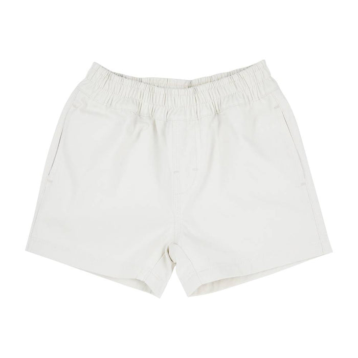 Our Sheffield Shorts in Saratoga Stone with Saratoga Stone Stork are preppy and practical! The elastic waist makes diaper changes and potty training so much easier, and you'll love how put together he looks. Pair them with any of our Prim & Proper Polos or Carter Crewnecks for a classic and charming outfit!
