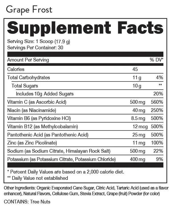 Bucked Up Hydration 534g - Out of Date