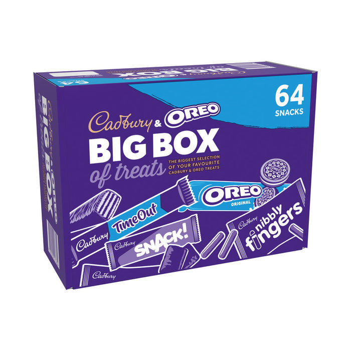 Cadbury and Oreo Big 64 Box of Treats Bulk Box 1.6kg - Out of Date