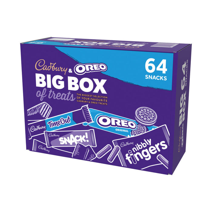 Cadbury and Oreo Big 64 Box of Treats Bulk Box 1.6kg - Out of Date