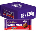 Cadbury Diam Dairy Milk Chocolate Bar 18 x 120g (case) - Out of Date