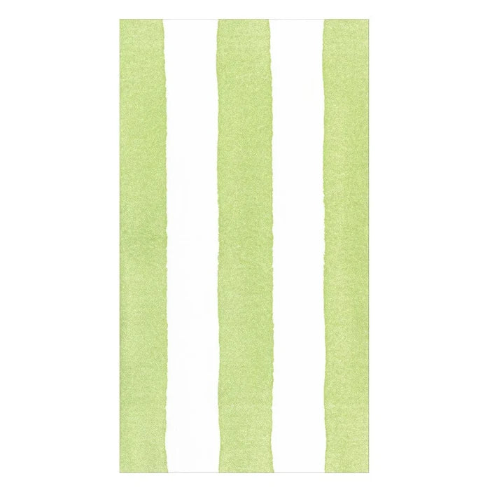 CAFE STRIPE LIME-PAPER LINEN - GUEST TOWELS AIRLAID - 12 IN