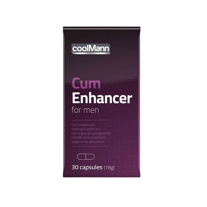 Capsule COBECO Cum Enhancer CoolMan, pentru mărire volum și calitate spermă, susțin fertilitatea masculină, 30 buc