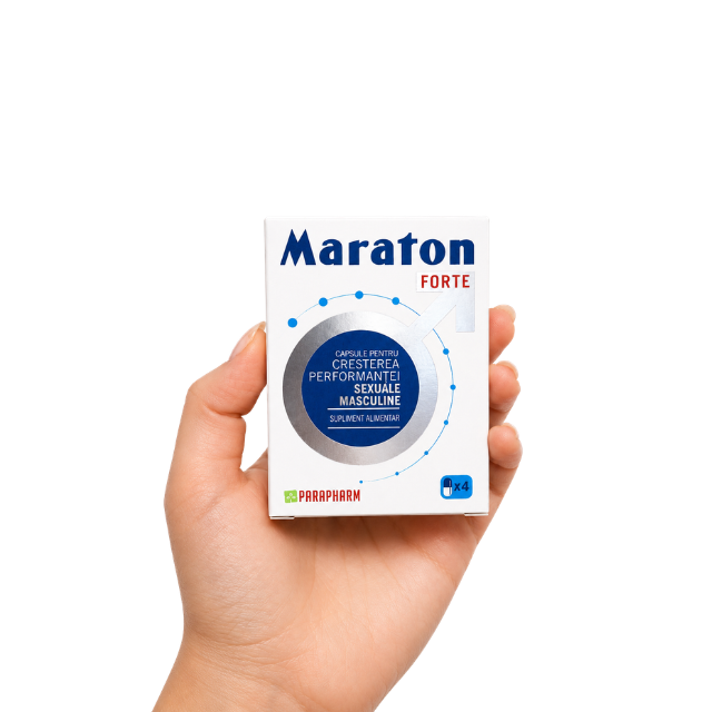 Capsule MARATON FORTE, cresterea performantei sexuale barbati, 4 capsule