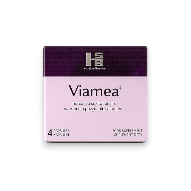 Capsule VIAMEA, pentru cresterea libidoului feminin si orgasm intens, 1 cutie x 4 buc