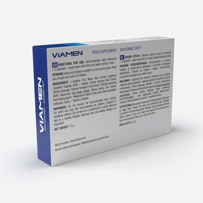 Capsule VIAMEN, pentru erectie puternica, 10 buc