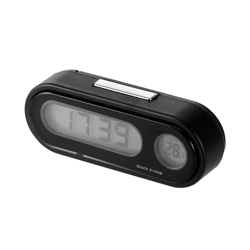 Car Digital Clock Temperature Gauge with LED
