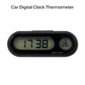 Car Digital Clock Temperature Gauge with LED