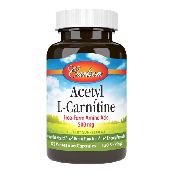 Carlson Labs Acetyl L-Carnitine 500mg 120 Caps