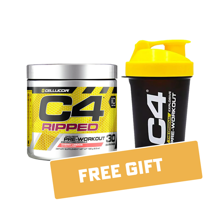 Cellucor C4 Ripped 165g + Free Random Shaker