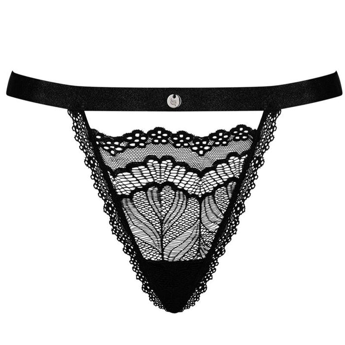 Chilot tanga sexy funda la spate, Obsessive Isabellia, S/M, negru