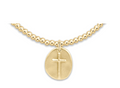Classic Gold 2mm Bracelet - Inspire Small Gold Disc