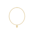 Classic Gold 2mm Bracelet - Love Plush Small Gold Charm