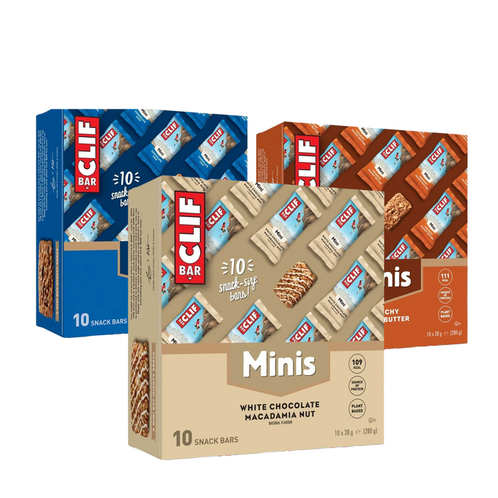 CLIF Minis Protein Bars 30 x 28g (1 of each flavour) - Out of Date