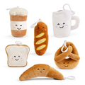 From delicious pastries to must-have plush coffee-fixes, these fun clips can be attached to bags and keys. A cheerful face peeks out from the center of each delicious treat, to create a charming and playful character who is ready to join you on your next adventure! Your customers can choose from a selection of chic treats, including French Toast, Croissant, Pretzel, and Brioche, as well as Coffee and Latte.&nbsp;