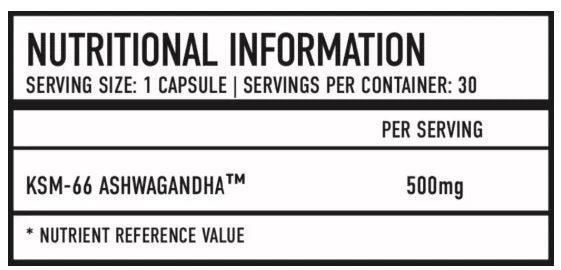 Complete Strength KSM66 Ashwaganda 30 Caps