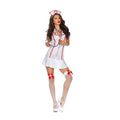 Costum 3 piese LegAvenue - Head Nurse, mode 83050, mărimea M/L, alb