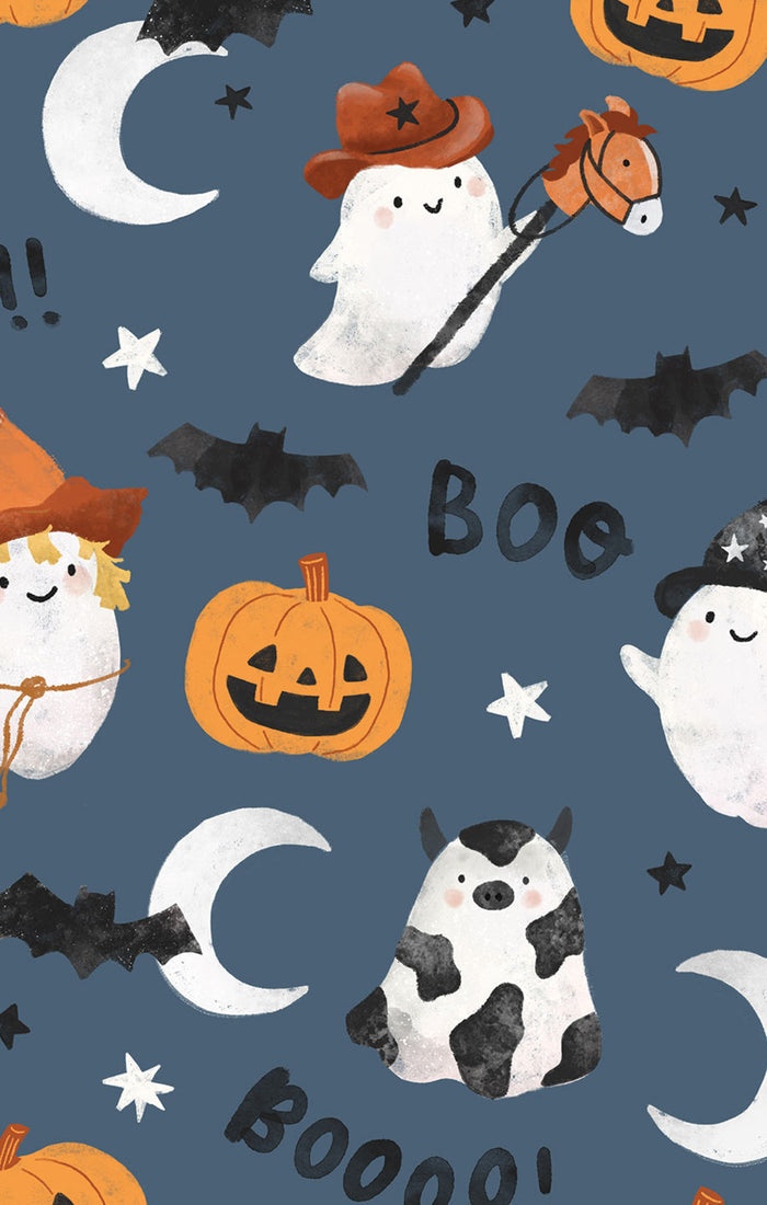 Costumed Ghosts - Long Sleeve Loungewear Set