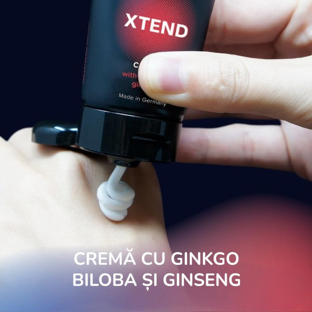 Cremă intimă PJUR MAN XTEND, pentru excitare și erecții de durată, cu gingko biloba și ginseng, 50 ml