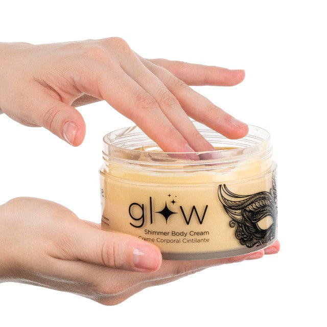 Crema pentru corp Orgie - Glow Shimmer, pentru hidratare intensa, cu particule stralucitoare, 250 ml