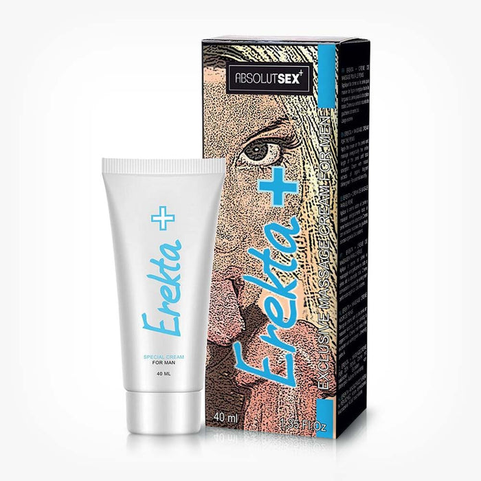 Cremă RUF Erekta Plus+, pentru bărbați, susține erecțiile puternice și ajută la întârzierea ejaculării, 40 ml