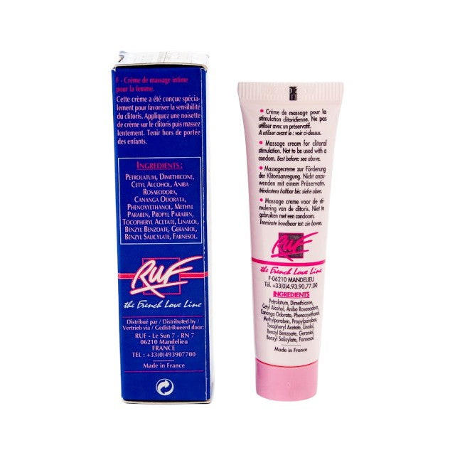 Cremă RUF Nymphorgasmic, pentru stimularea clitorisului, cu efect de încălzire delicat, 15 ml