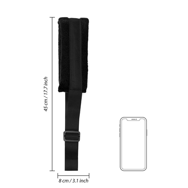 Curea OUCH! Doggy Style Position Strap, pentru jocuri erotice și BDSM, culoare negru