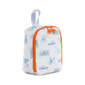 Our Bring It! Lunch bag fits many bento style boxes and it’s compact enough to fit inside our backpacks. The signature 2-way zip design makes it easy to open and the front panel open fully to make a surface to eat on.


Perfect storage for baby bottles too and has an inside mesh pocket for ice packs, love notes and a beverage.

Size: 8"l (base) x 9.5"h x 4"d / 7"l (top)

Signature coated cotton with our thin eco-friendly matte coating

Lined in poly twill with interior mesh pocket
2-way puller on Chunky zip