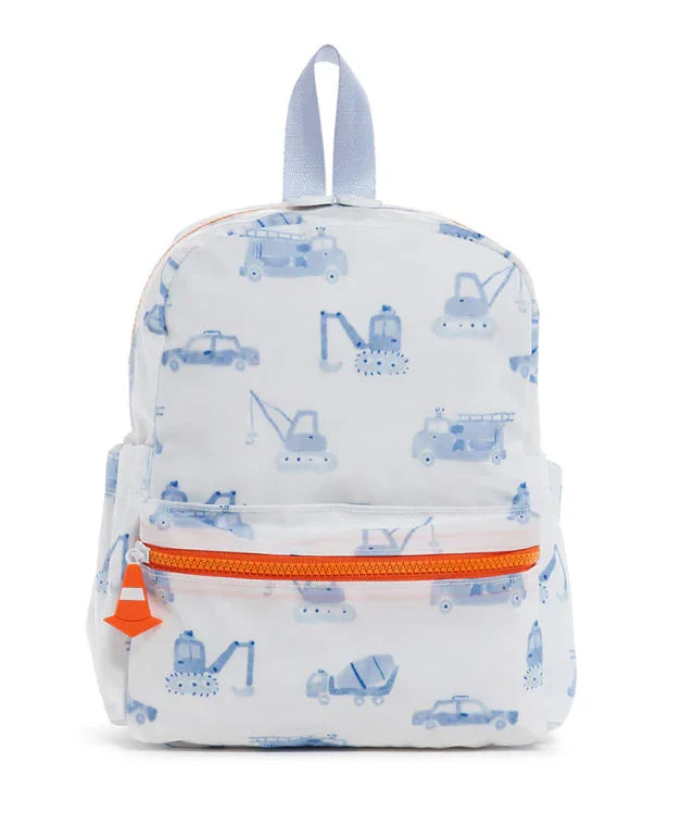 Our best-selling Backpacker now has a little sibling - meet the Mini Backer in Dig It!

Soft to the touch, lightweight, and water-resistant, is equipped with 2-way top zipper for easy access with plenty of room inside and a front zip pocket for all the extras.  It features adjustable padded straps, 2 side water pockets and a convenient top handle that make them easy to carry, and its machine washable!